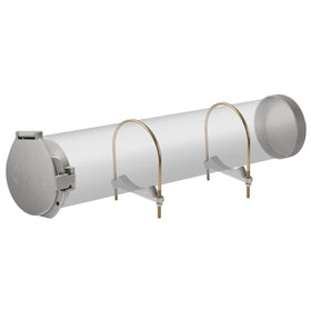 Aussio conduit carrier front cap secures 6-inch pipes during transport