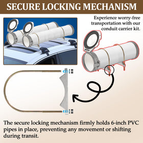 Aussio nuts and washers ensure secure installation