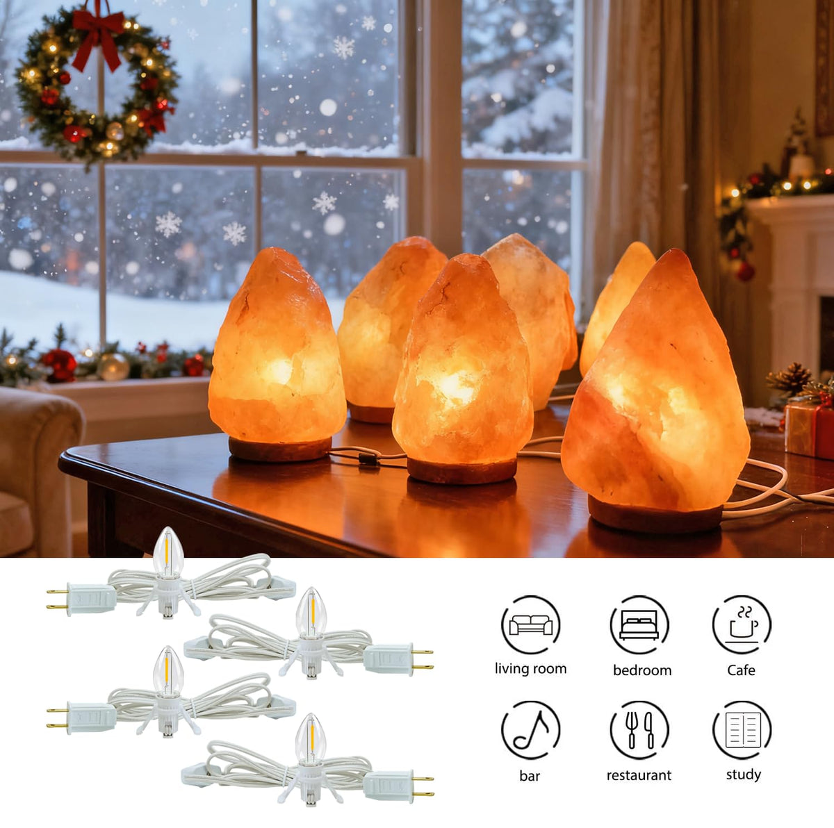 Austin Coast clip-on decorations with safe plastic grip for delicate models.