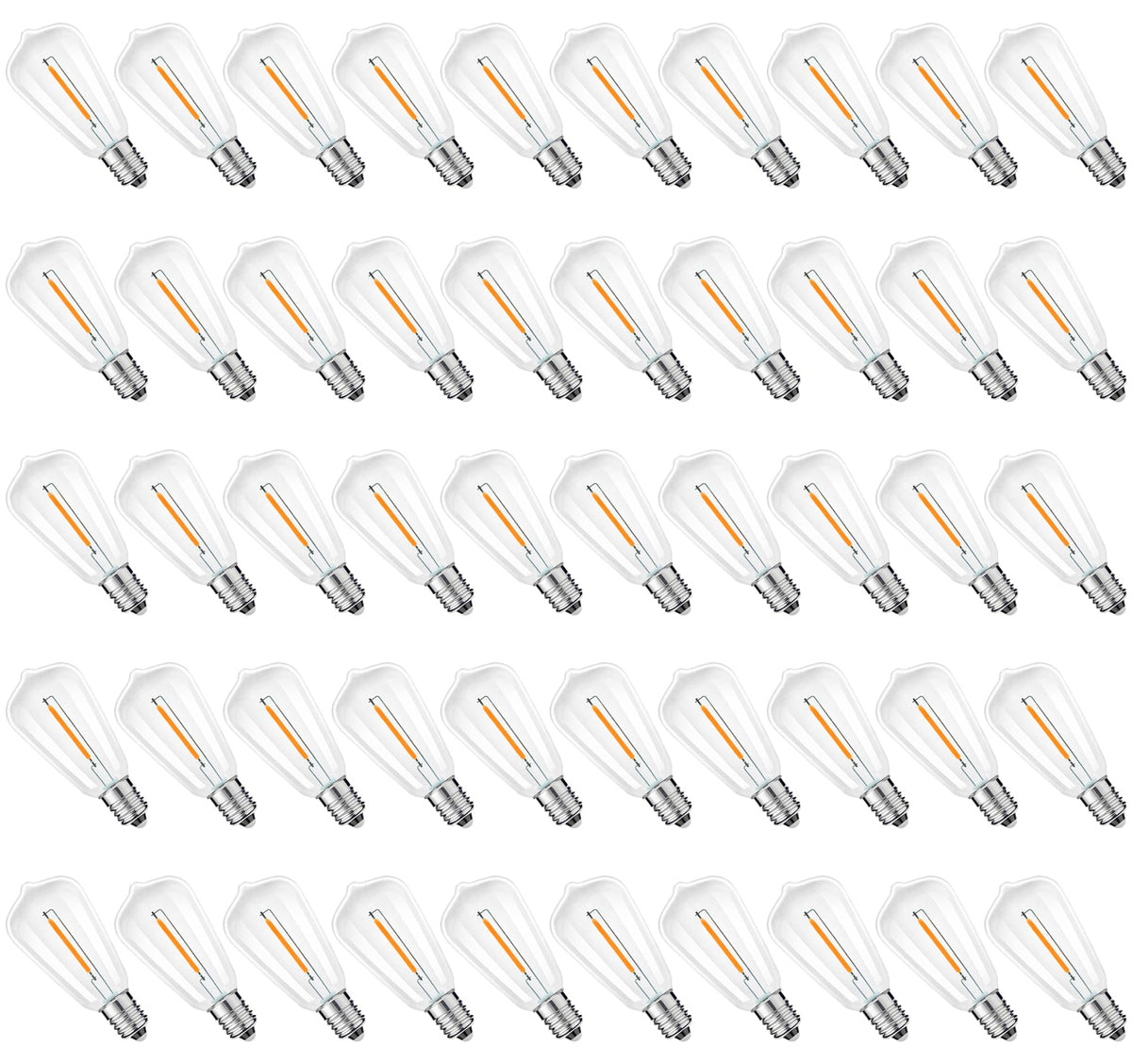 Austin Coast ST38 replacement bulbs bulk pack for easy outdoor lighting refresh