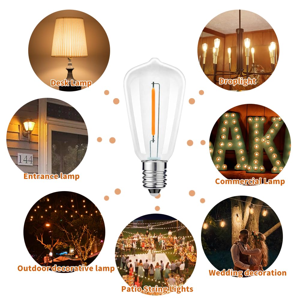 Austin Coast ST38 for outdoor string lights with waterproof durability