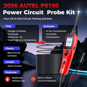 Autel PowerScan 20ft cable extends reach for in-vehicle testing