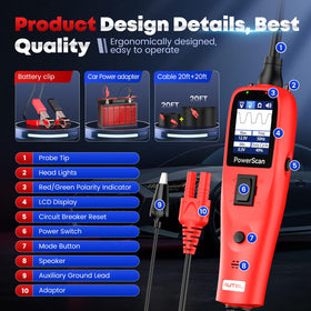Autel PowerScan ergonomic design enhances grip and usability