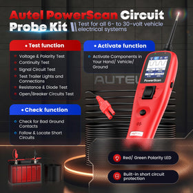 Autel PowerScan extension cable 20ft enables reach to distant wiring