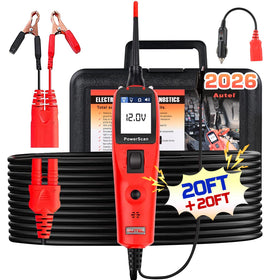 Autel PowerScan front view shows an all-in-one tester for car electrical systems