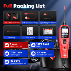 Autel PowerScan in use in workshop demonstrates reliable troubleshooting