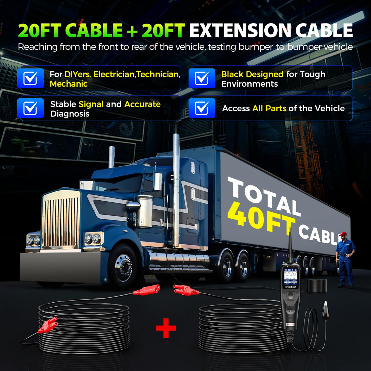 Autel PS100 activates vehicle components for in-vehicle testing