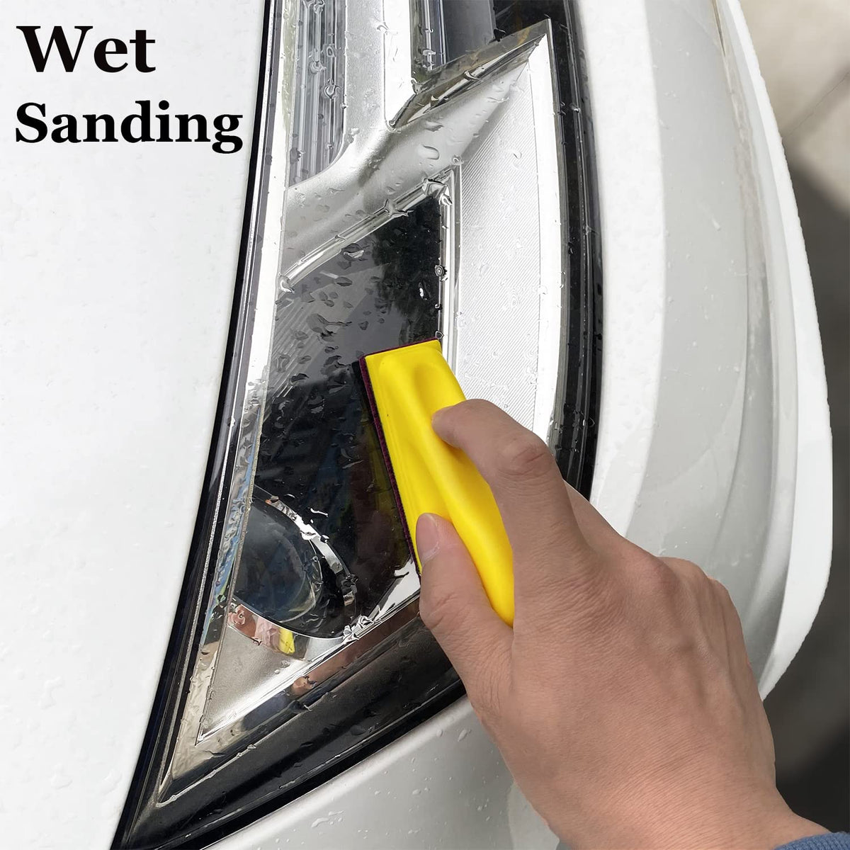 AutKerige hook-and-loop strips allow quick changes during detail work