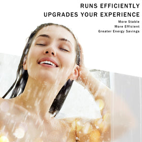 AutoAlly RV water heater in use on the road supporting comfortable hot showers.