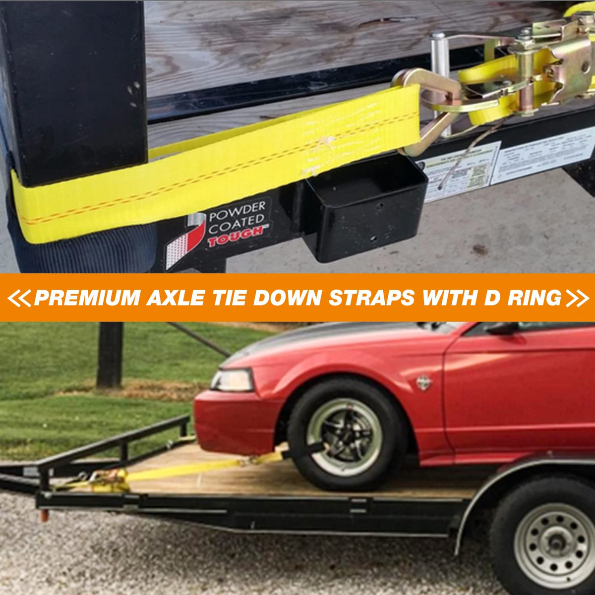 Autofonder galvanized D-ring in yellow resists rust for longer service