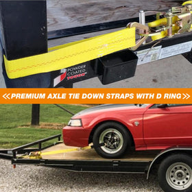 Autofonder galvanized D-ring in yellow resists rust for longer service