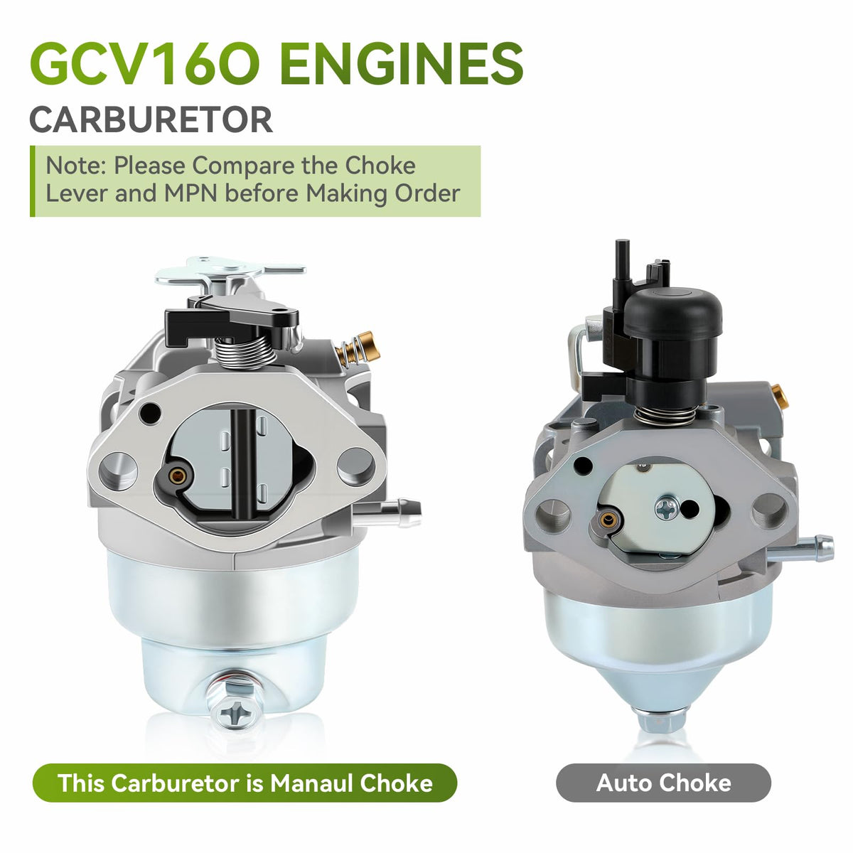AUTOKAY GCV160 carburetor detail parts highlights internal quality and accessible servicing