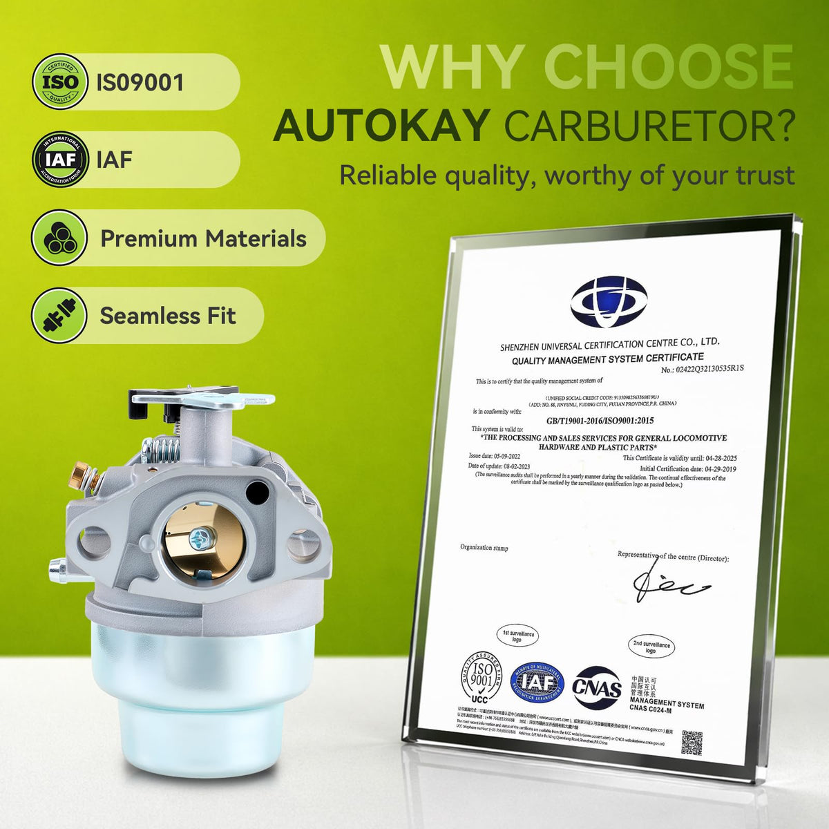 AUTOKAY GCV160 carburetor compatibility with Honda engines ensures broad applicability