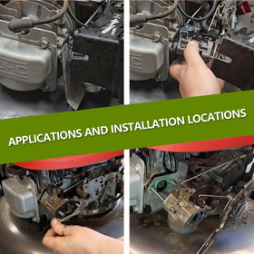 AUTOKAY GCV160 carburetor with spark plug indicates ready-to-install set