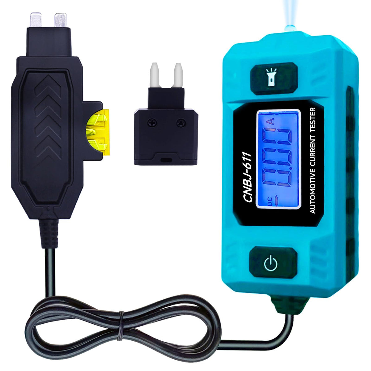 Autokcan circuit fault tester front display shows current clearly for quick checks.