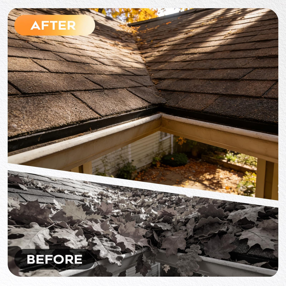 Automiim downspout reach for thorough clog clearance