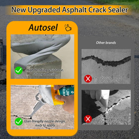 Autosel quick-drying cement crack filler reduces curing time with a durable finish