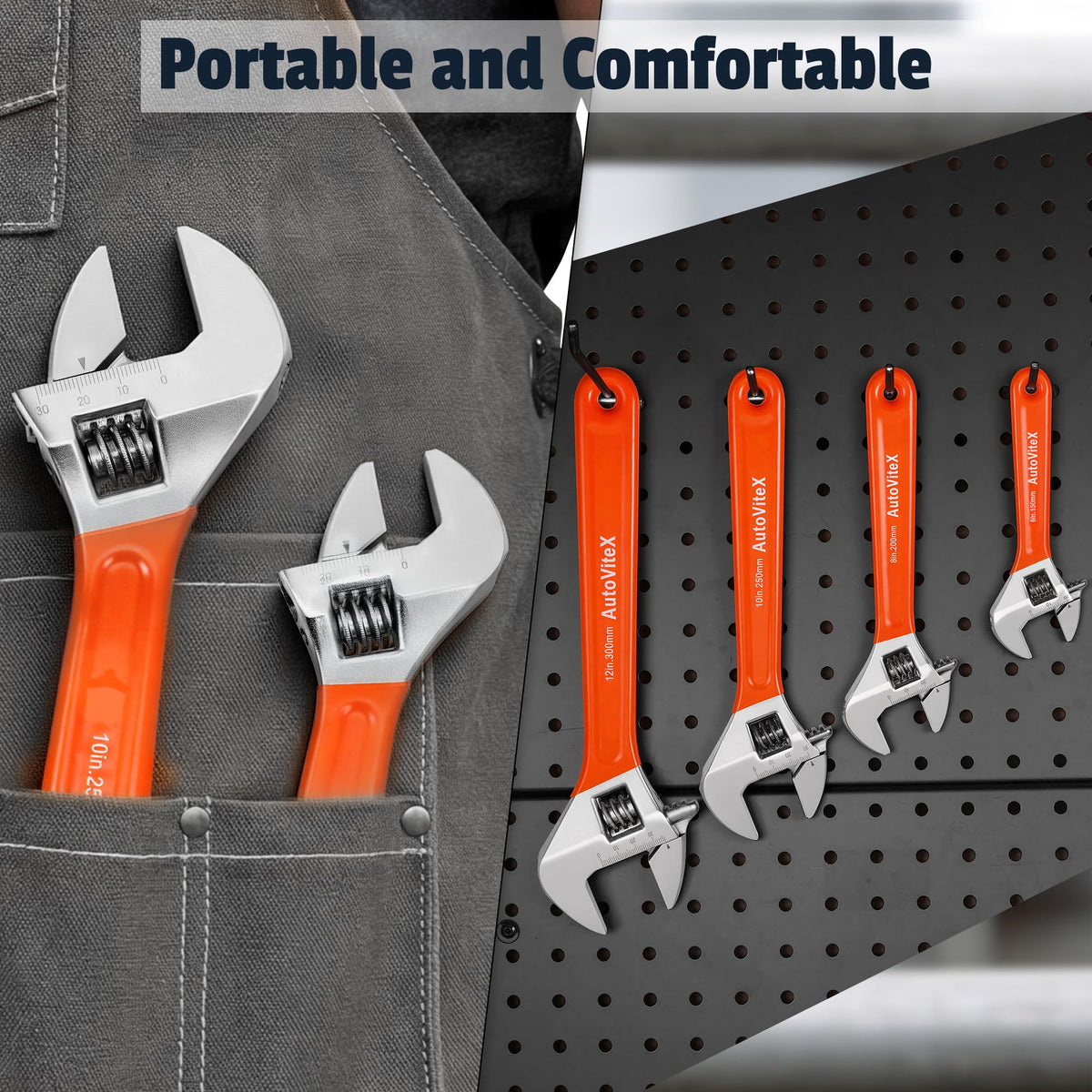 AutoViteX cushion-grip handle delivers comfortable control during repairs.