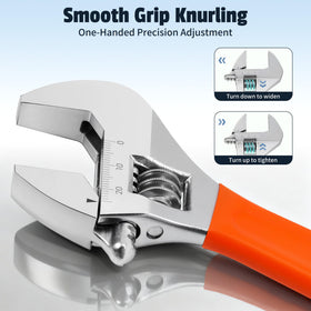 AutoViteX laser-etched scales simplify selecting the correct size quickly.