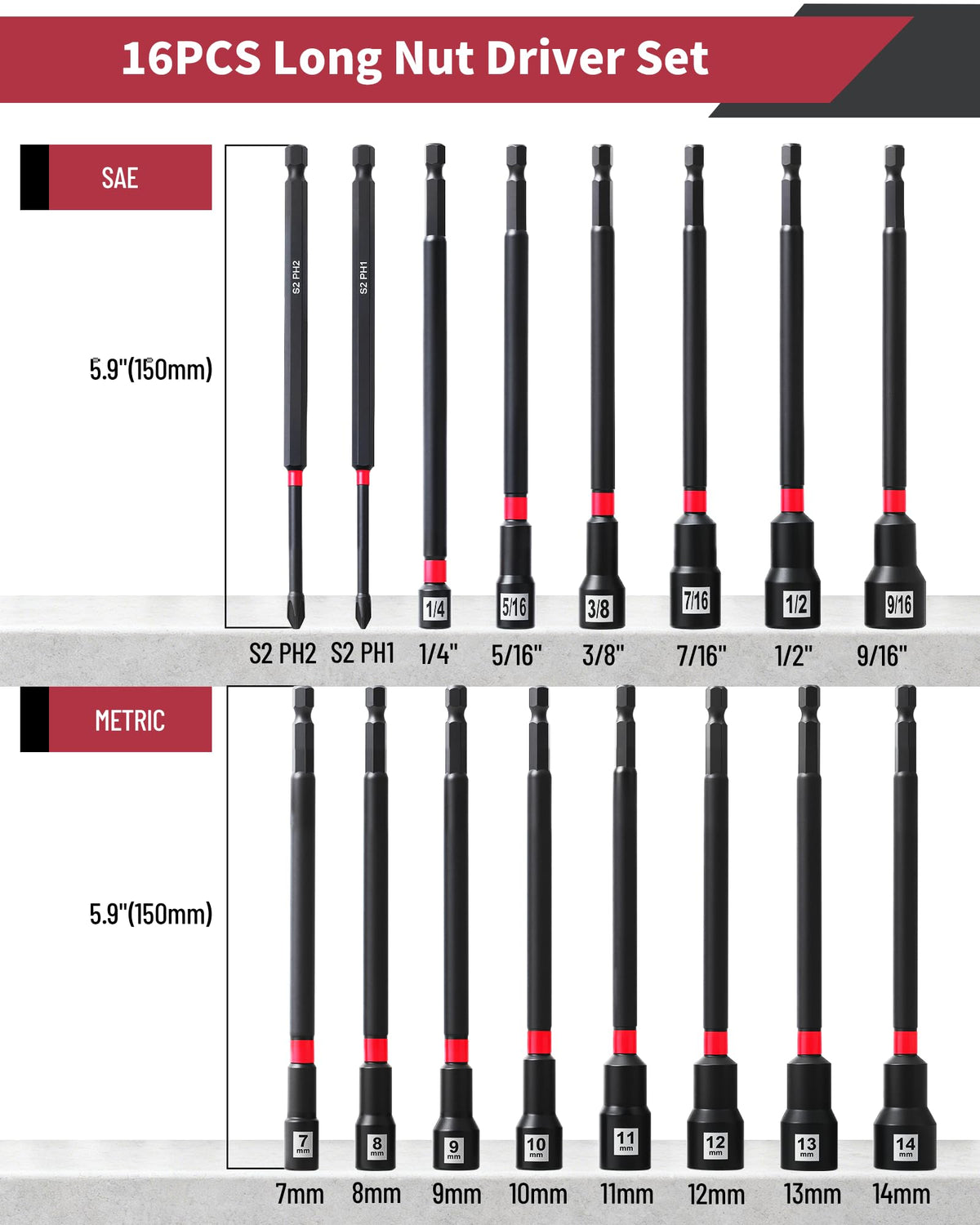AutoViteX long 6-inch shaft enabling deep reach for tight spaces