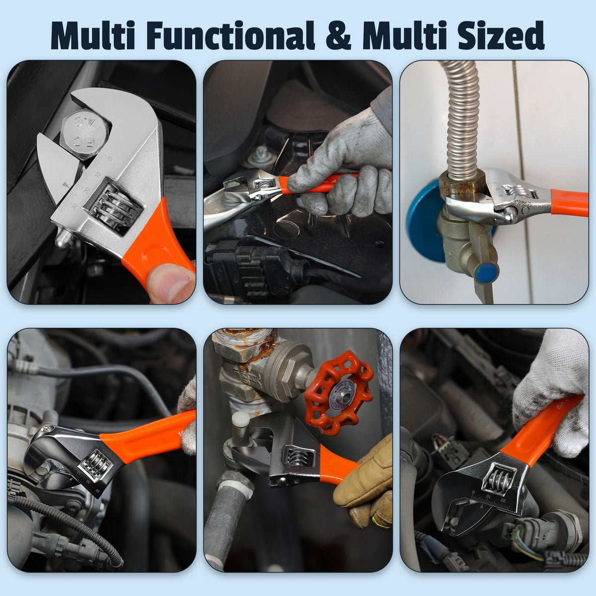 AutoViteX smooth worm-gear adjustment enables easy tightening.