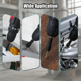 AutoViteX magnetic extensions reaching into tight spaces for deep fasteners