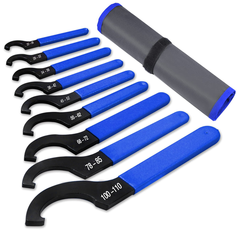 AutoWanderer Tool Coilover Wrench with precision groove fit for secure nut engagement.