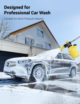 AUTOWN adjustable nozzle lets you control foam thickness.