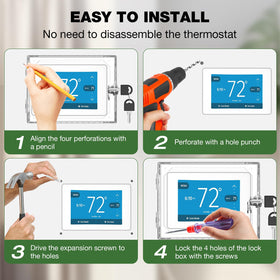 AUURIO installation hardware included for easy setup