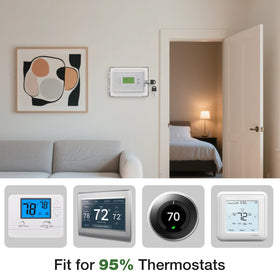AUURIO thermostat lock box with keys ensures secure maintenance access