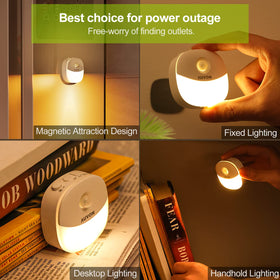 AUVON auto-on/off night light simplifying navigation in dim spaces