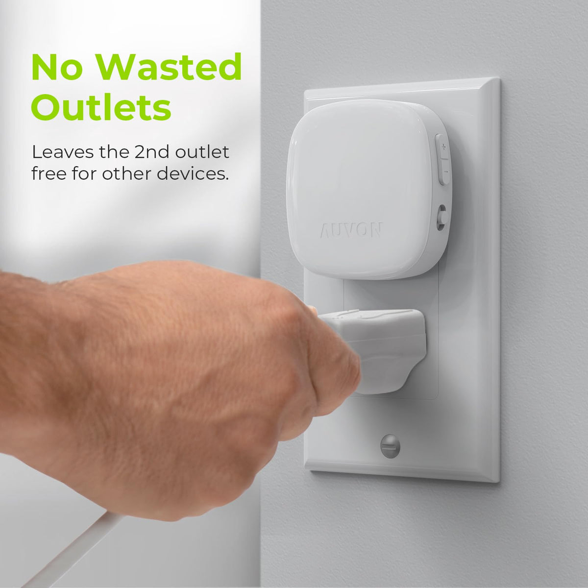 AUVON keeps bedrooms and bathrooms softly lit without glare for nighttime navigation.