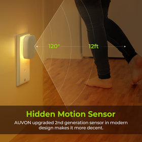 AUVON dimmable night light offering brightness from 1 to 50 lm