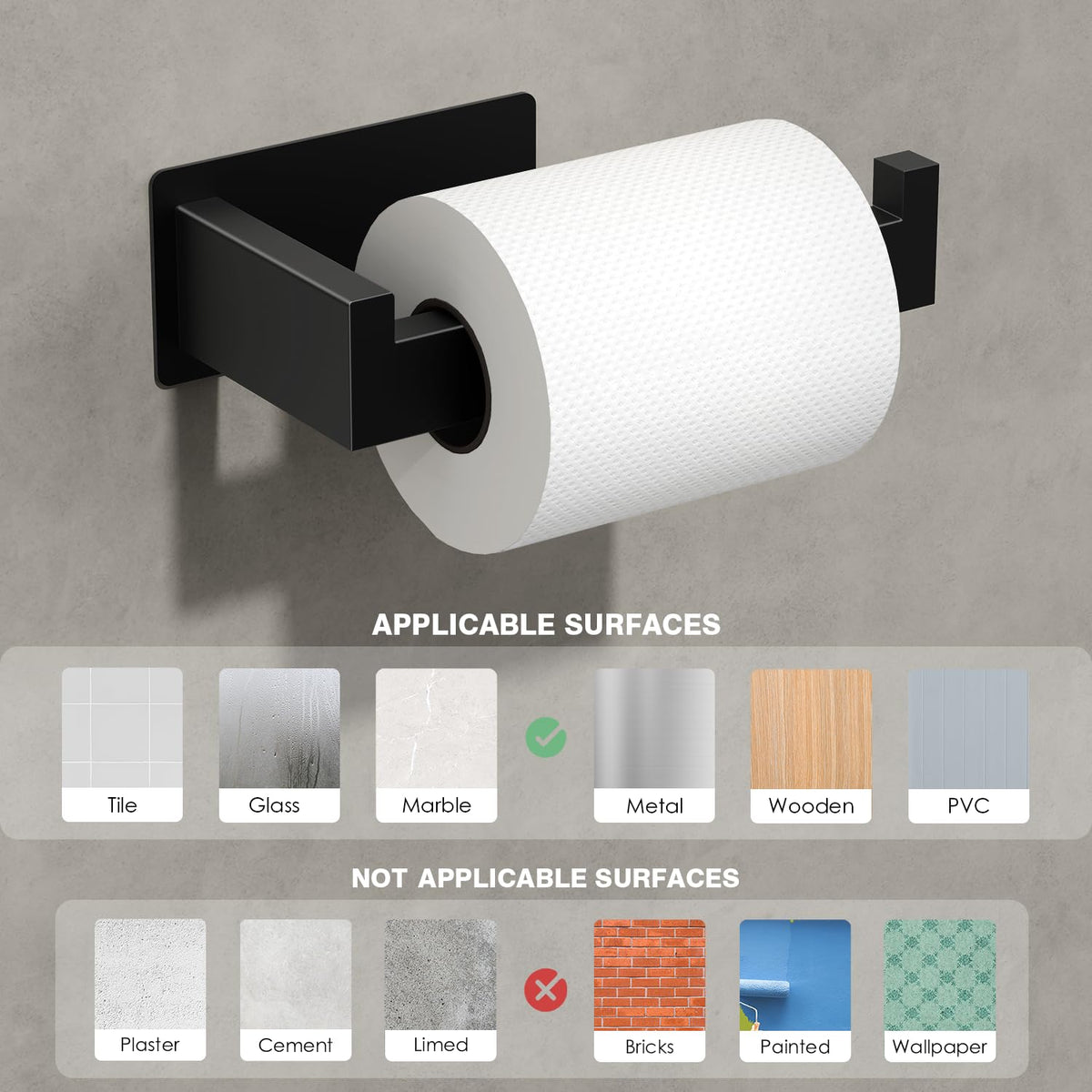 Auxmir matte-black finish blends with modern bathrooms and kitchens.