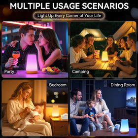 Auxmir bedside night light suitable for reading and nighttime routines.