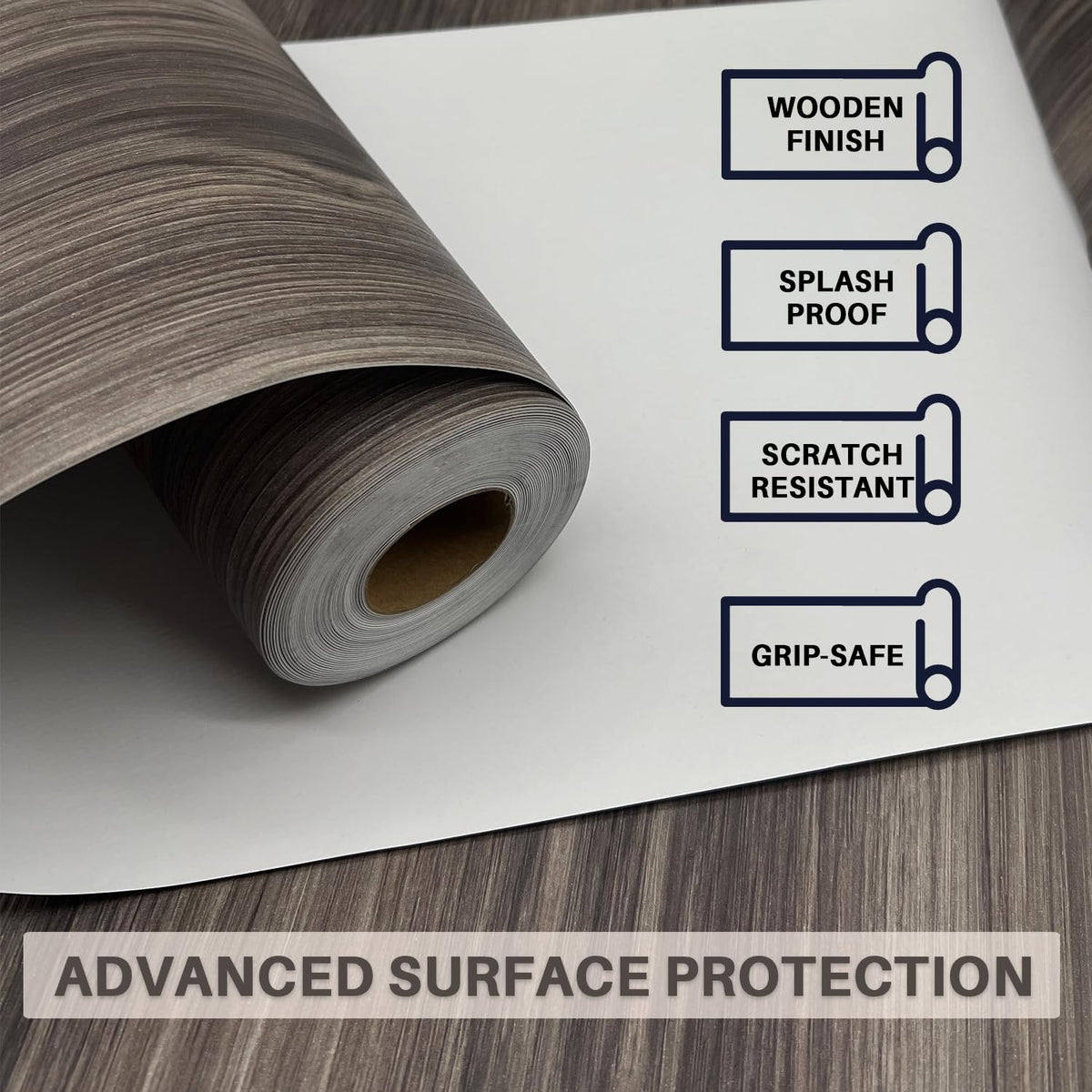 auxua roll-up floor tiles emphasize easy handling and space-saving storage.