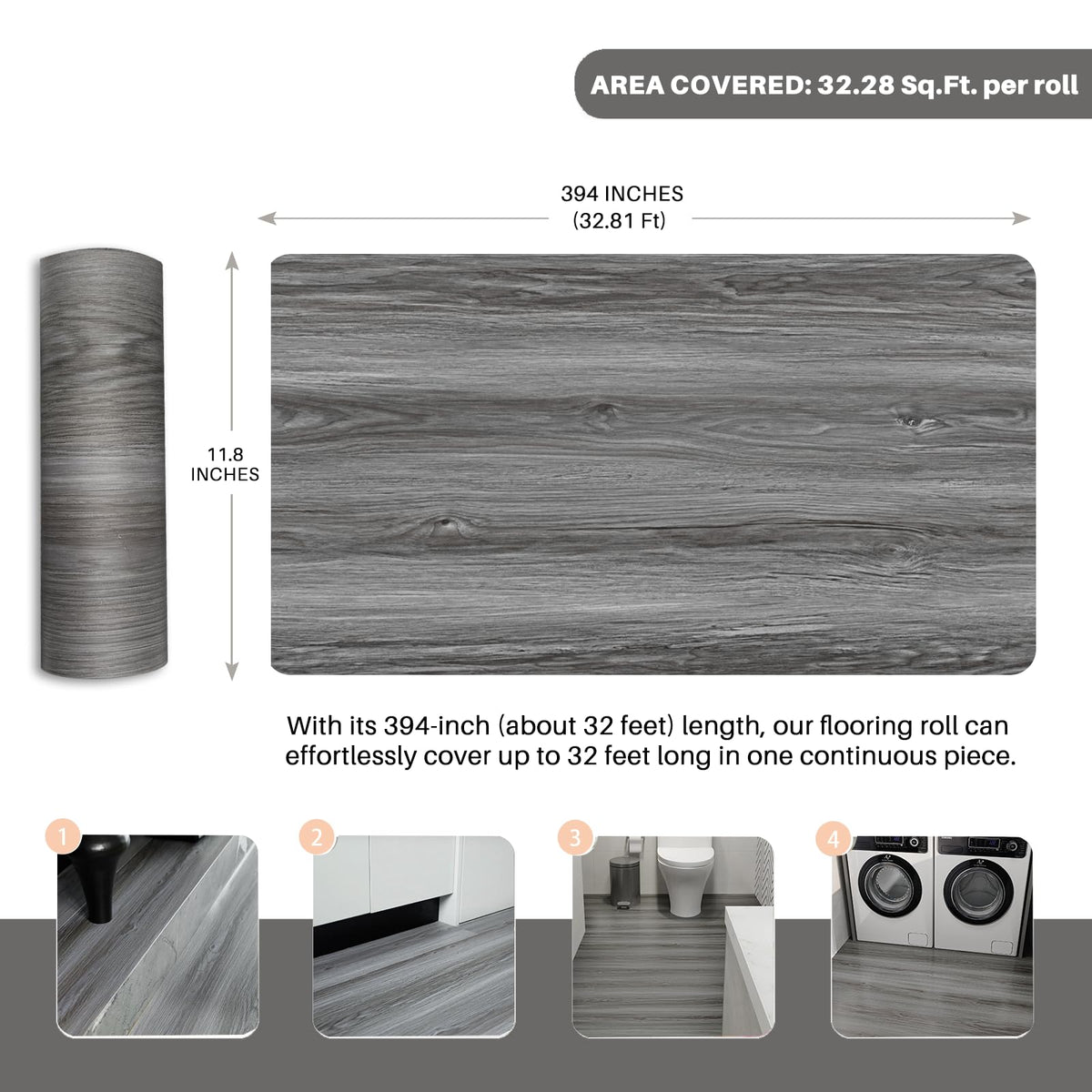auxua self-adhesive layer demonstrates easy peel-and-stick
