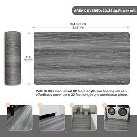 auxua self-adhesive layer demonstrates easy peel-and-stick