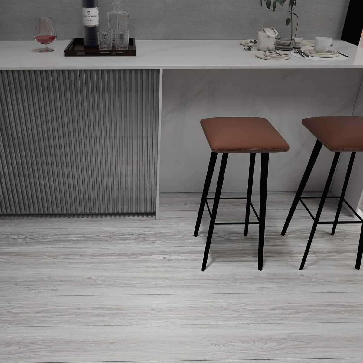 auxua easy peel-and-stick installation with no tools required