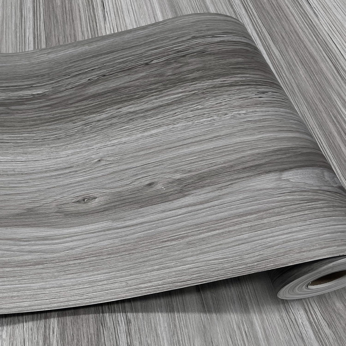 auxua wood grain floor tiles on a 394-inch roll for seamless layouts