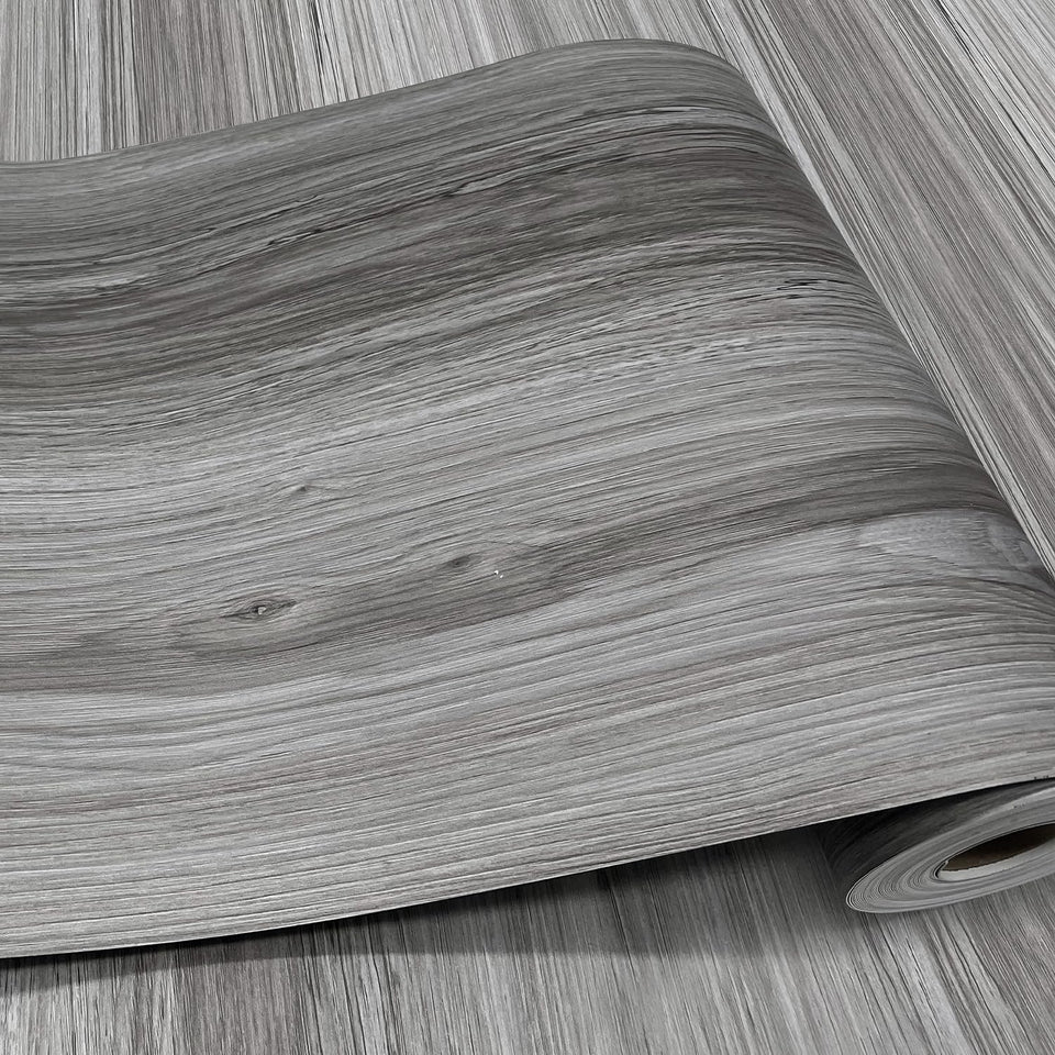 auxua wood grain floor tiles on a 394-inch roll for seamless layouts