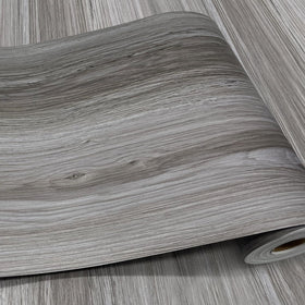 Auxua wood grain peel and stick tile with roll-up design for quick renovation.