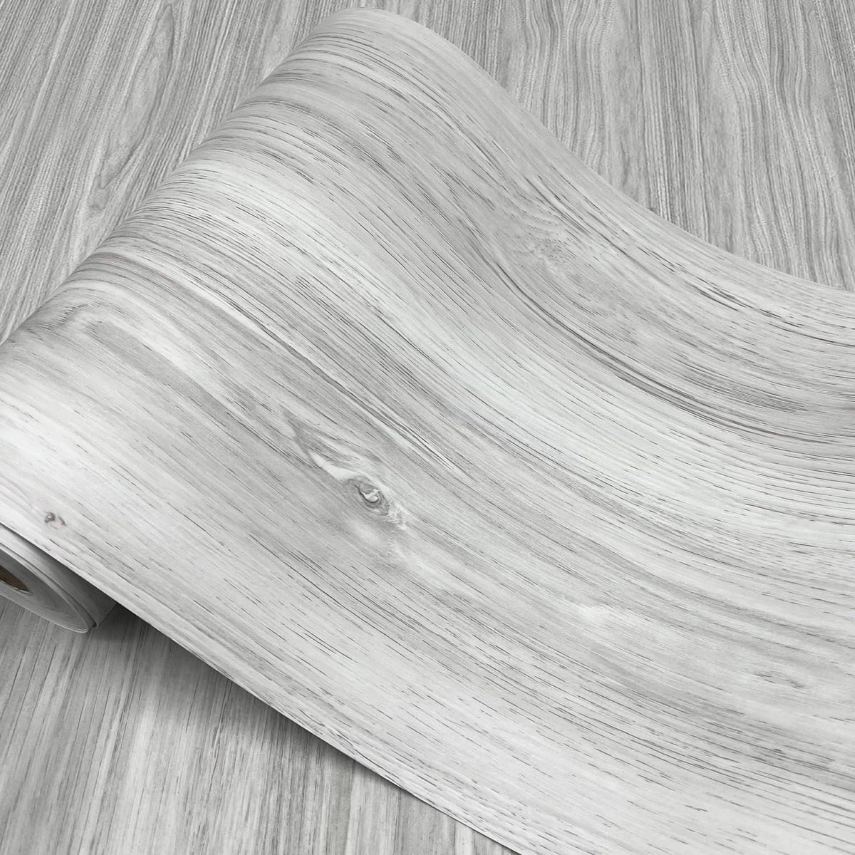 auxua wood grain peel-and-stick floor tile in a full-roll layout for quick DIY upgrades