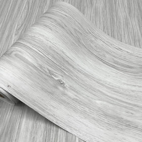 auxua wood grain peel-and-stick floor tile in a full-roll layout for quick DIY upgrades