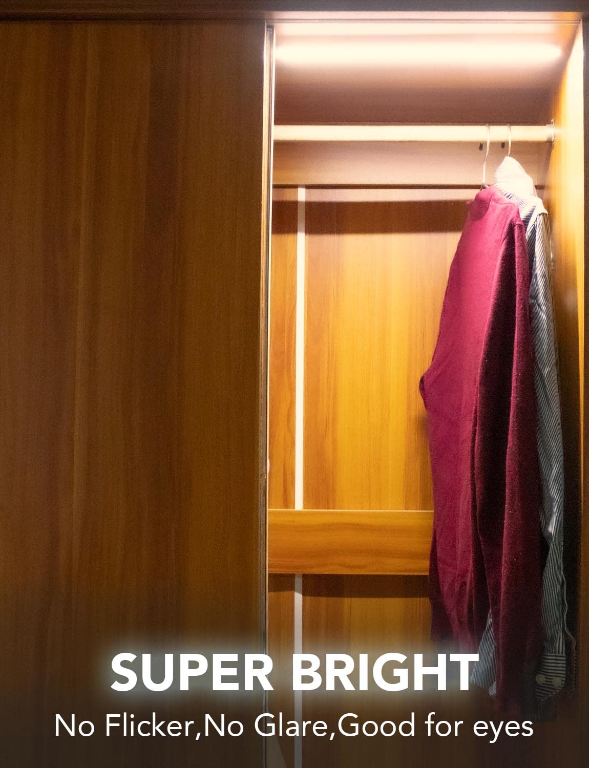 AuyiHomu plug-in kitchen counter light provides steady 12V power.