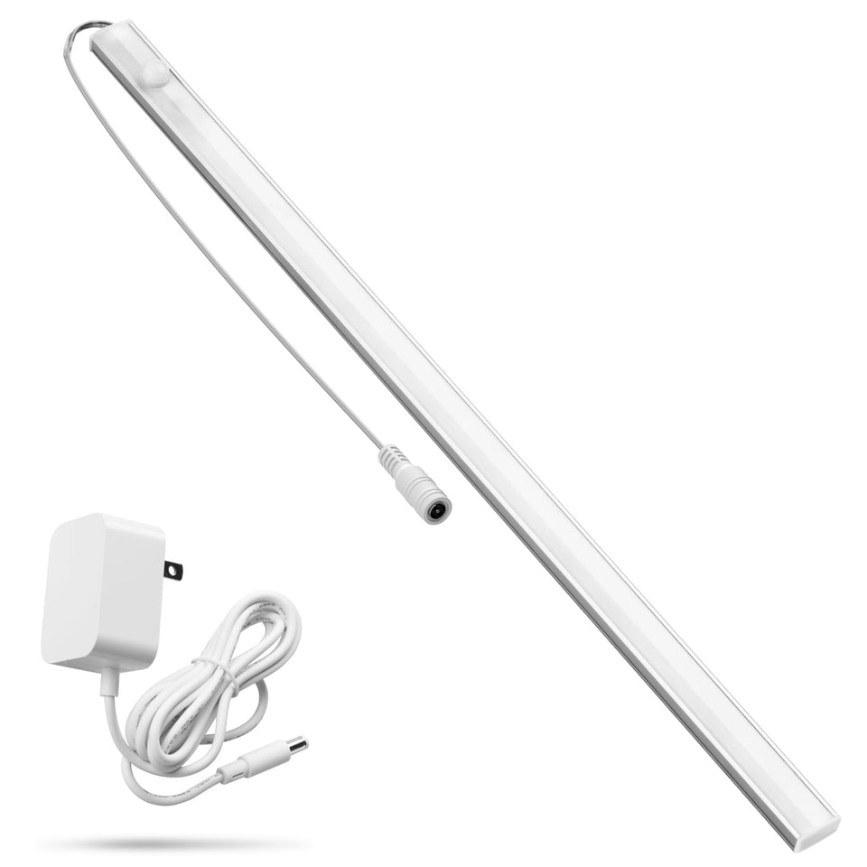 AuyiHomu under-cabinet light delivers diffused brightness for clear kitchen work areas.