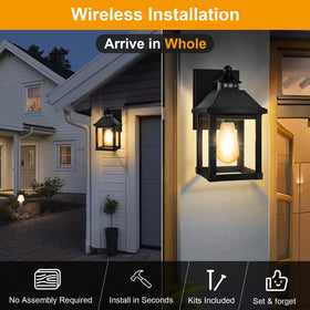 IP65 waterproof design withstands rain and snow.
