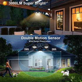 Auzev solar pendant ready for porch hanging with steady outdoor ambiance.