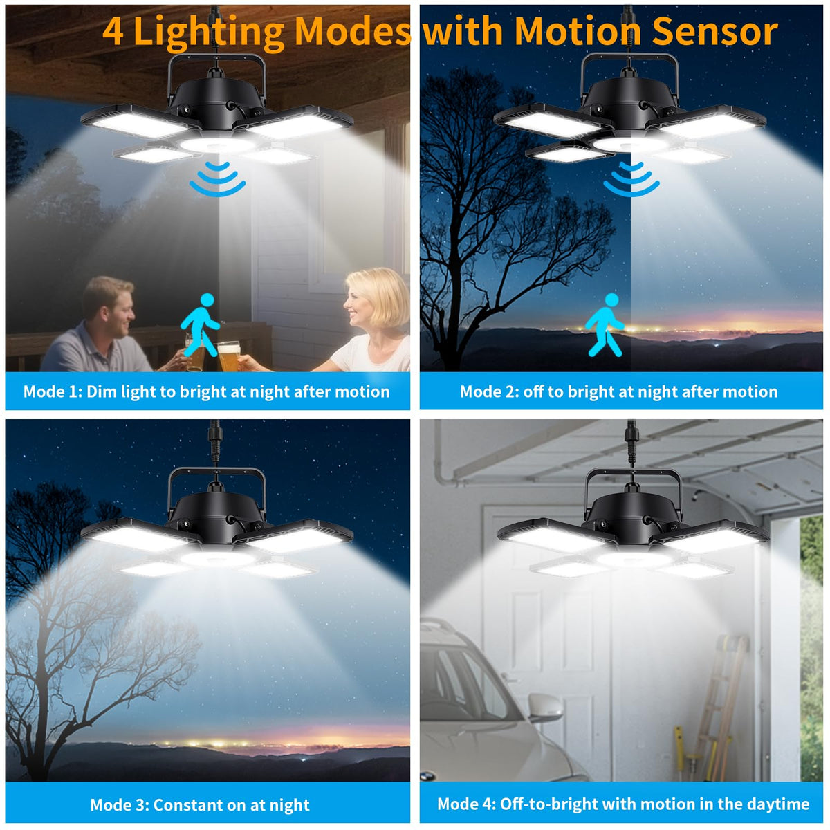 Auzev remote control for quick mode and brightness adjustments