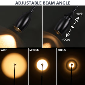 AUZONIMICS floor lamp dimmable brightness for customized ambience.